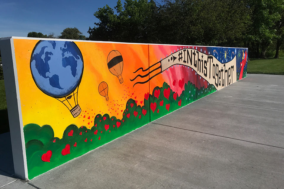 Art Wall adds color, community to Brooks School Park