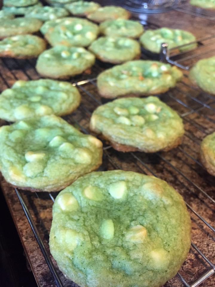 green cookies