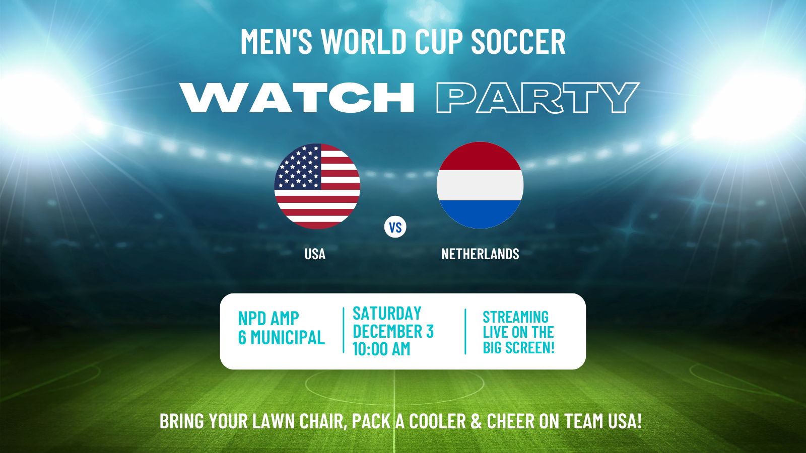 Men's World Cup Soccer Watch Party