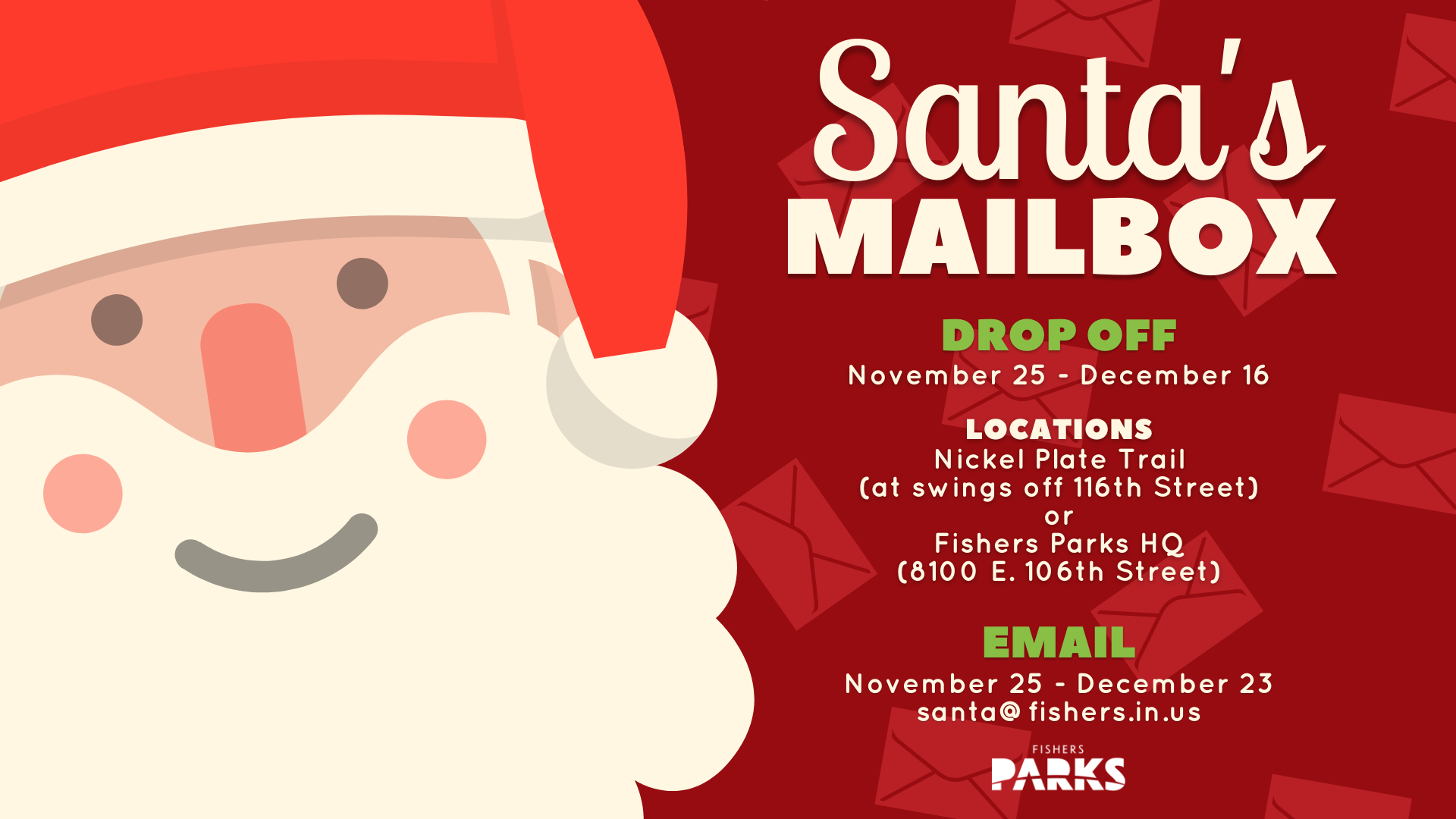 santa's mailbox drop off november 25 - december 16