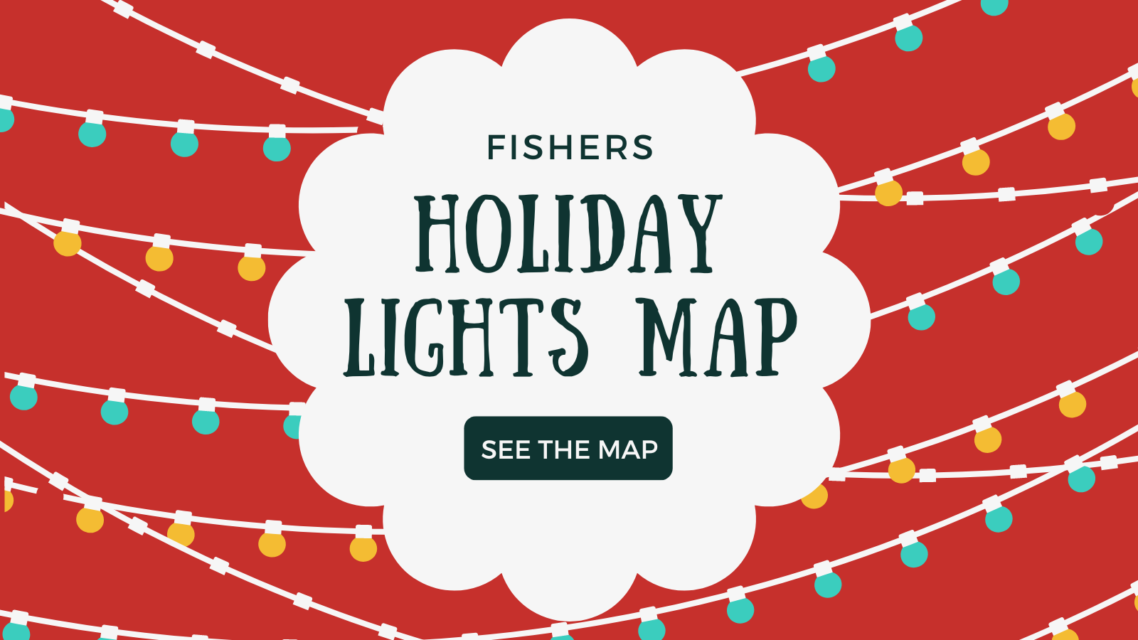 fishers holiday lights map see the map