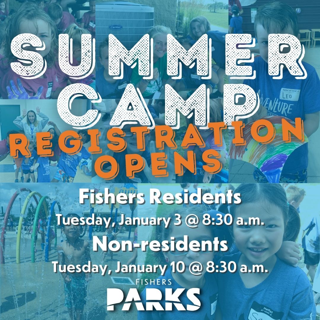summer camp registration opens fsihers residents Tuesday jan 3 at 8:30am, nonresidents tues jan 10 at 8:30am