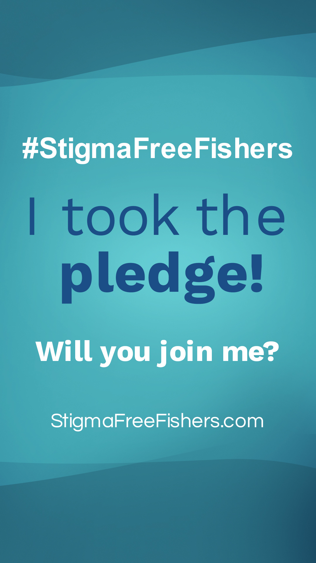 #StigmaFreeFishers I took the pledge! Will you join me? stigmafreefishers.com instagram story