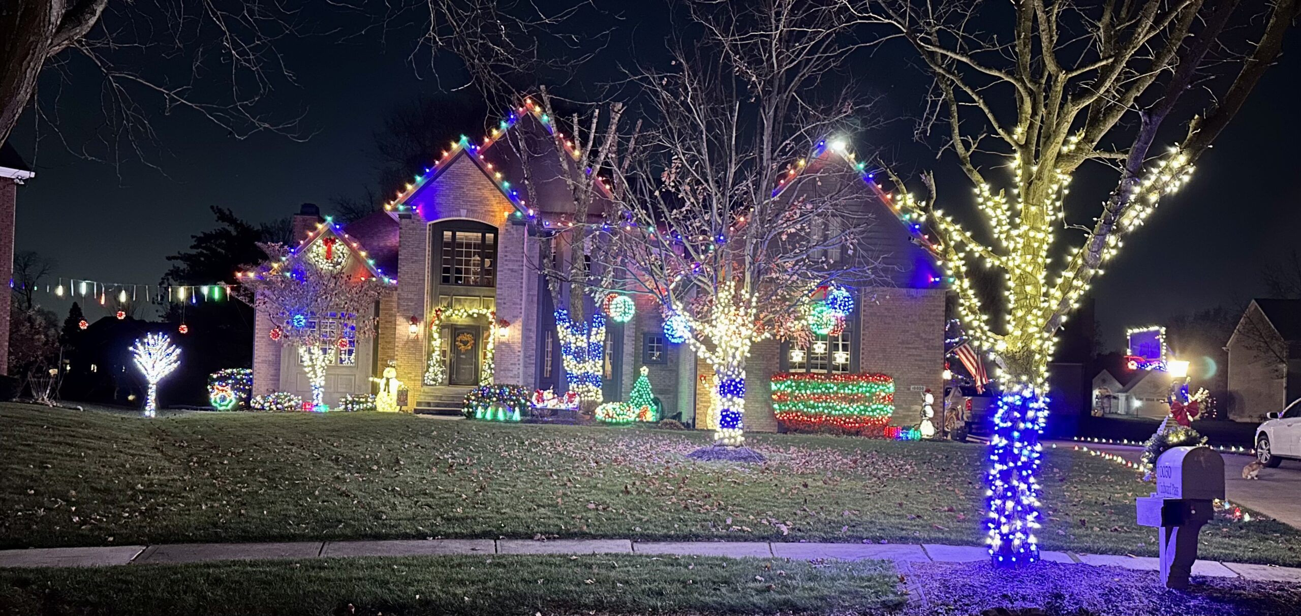 decorated home for christmas